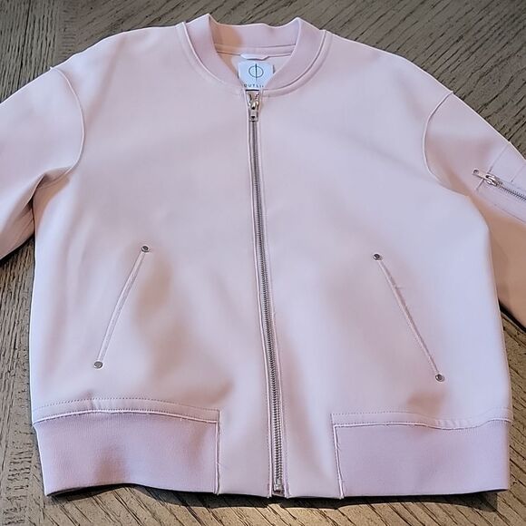 Blush pink light bomber jacket size S Outline NWOT - Picture 9 of 9